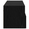 Szafki RTV 2 pcs Czarny Dąb 80 x 30 x 30 cm