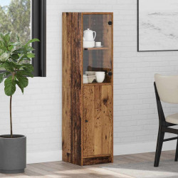 Highboard Stare drewno 35 x 37 x 142 cm Materiał drewnopochodny