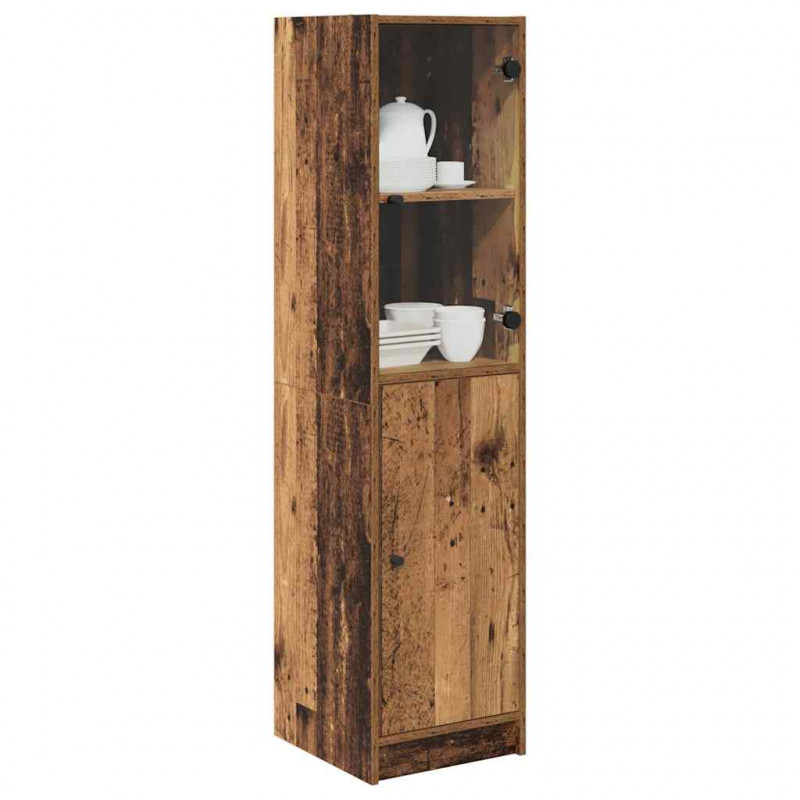 Highboard Stare drewno 35 x 37 x 142 cm Materiał drewnopochodny