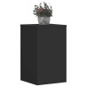 Podstawki pod doniczki, 2 szt., czarne, 30x30x50 cm