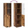 Highboard Stare drewno 35 x 37 x 142 cm Materiał drewnopochodny