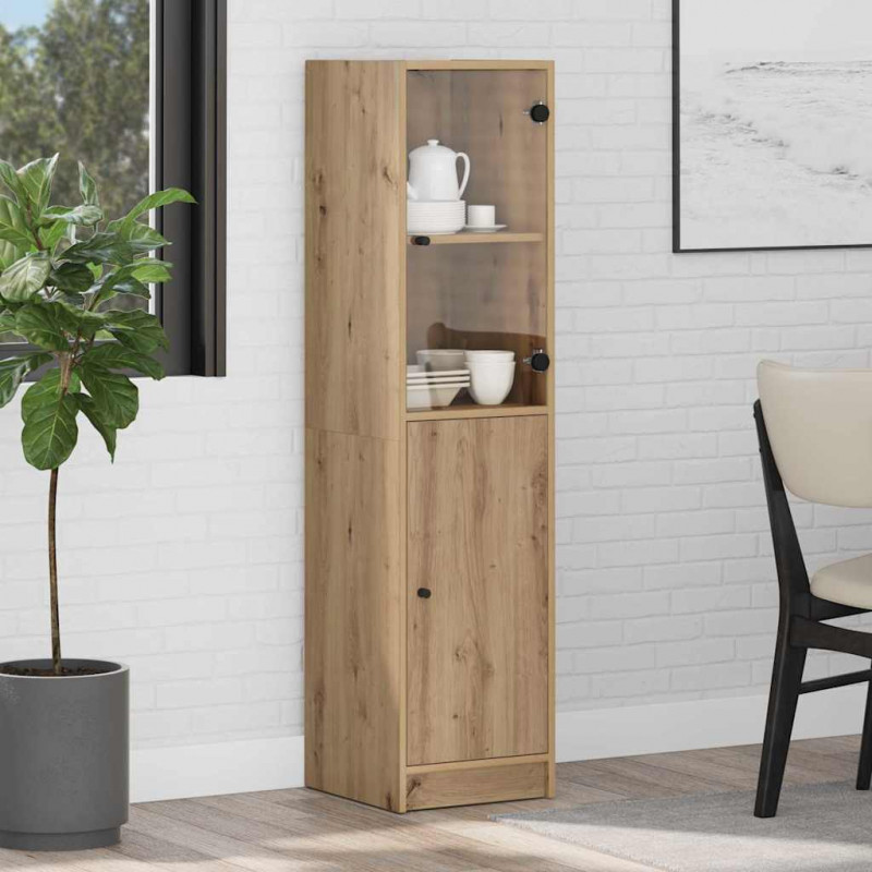 Highboard Dąb rzemieślniczy 35 x 37 x 142 cm