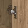Highboard Dąb rzemieślniczy 35 x 37 x 142 cm