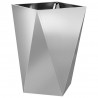 Donica 2 pcs Srebrny 50 x 50 x 75 cm Stal Galwanizowana