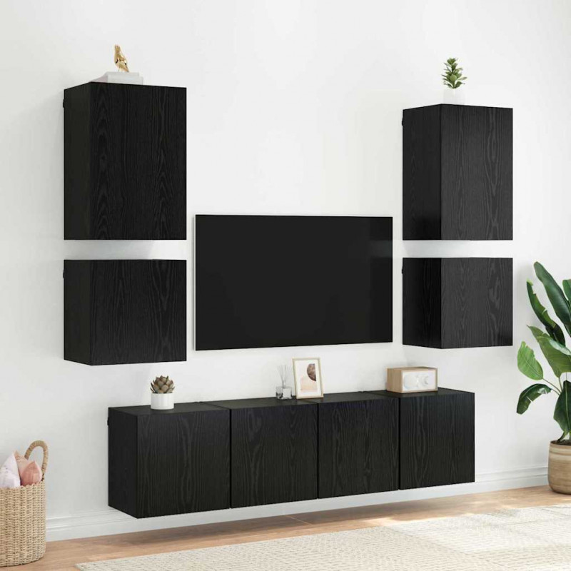 Szafka pod telewizor Czarny Dąb 40,5x30x40cm