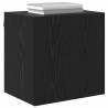 Szafki RTV Montowane na ścianie 2 pcs Czarny Dąb 40,5x30x40cm