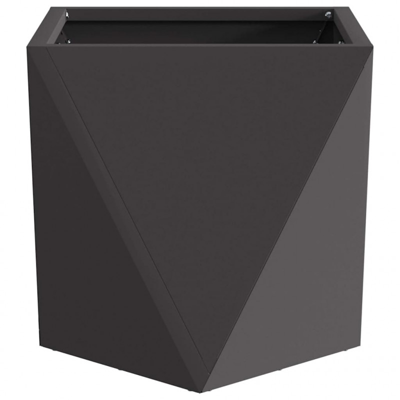 Donica Czarny 30 x 30 x 30 cm Stal
