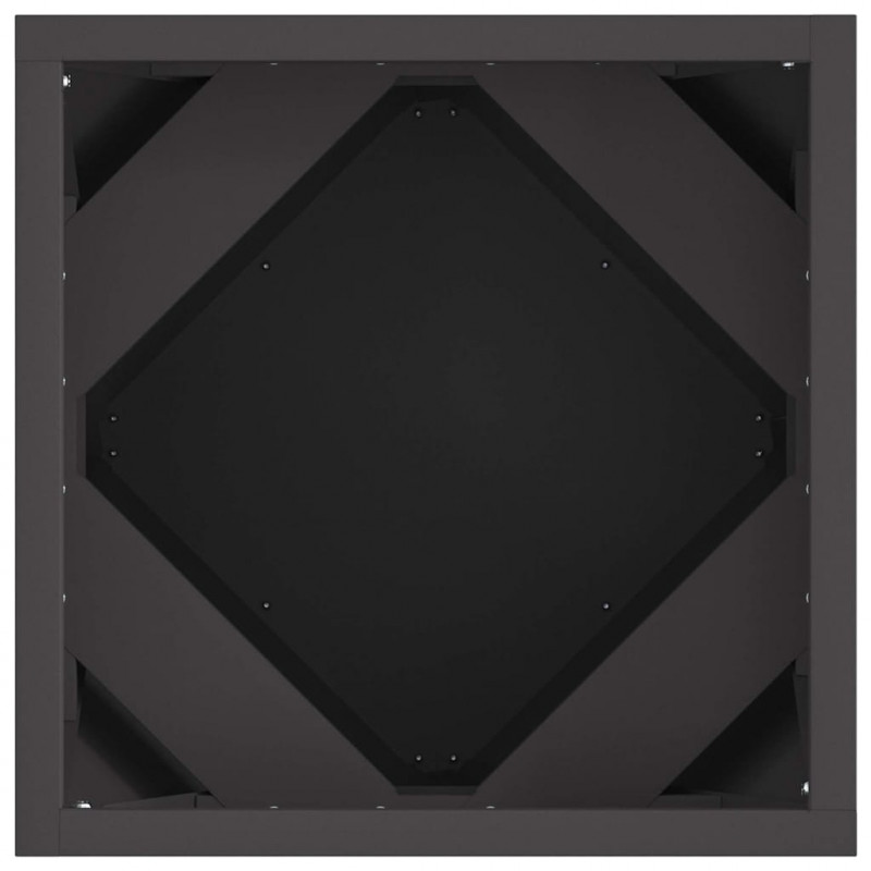Donica Czarny 30 x 30 x 30 cm Stal