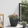 Donica 2 pcs Czarny 30 x 30 x 30 cm Stal