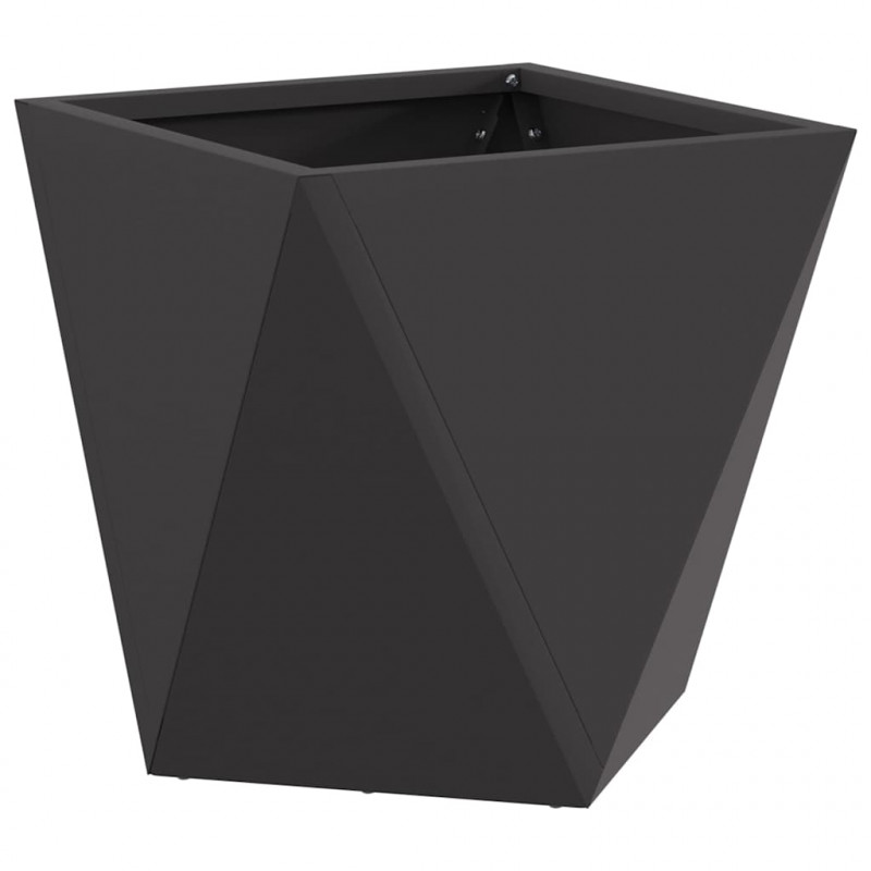 Donica 2 pcs Czarny 30 x 30 x 30 cm Stal