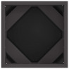 Donica 2 pcs Czarny 30 x 30 x 30 cm Stal