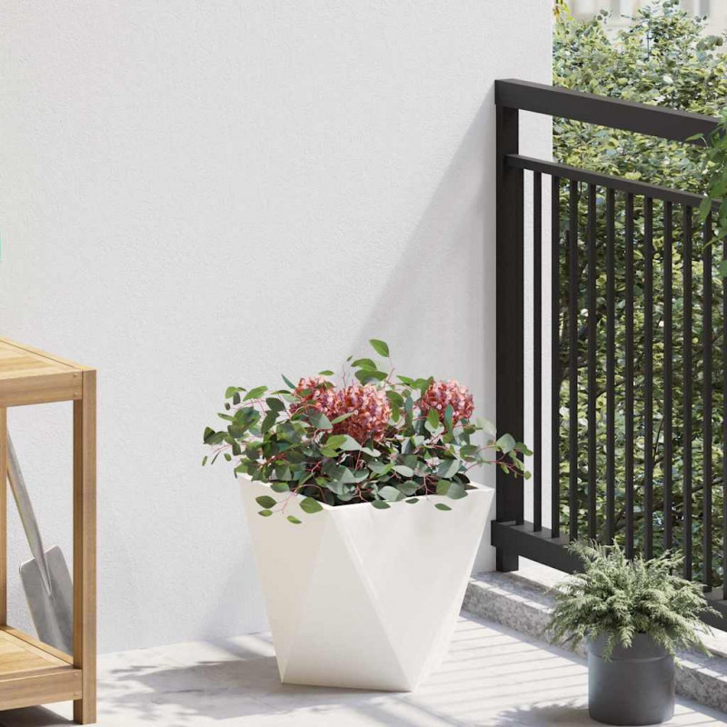 Donica Biały 30 x 30 x 30 cm Stal