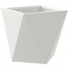 Donica Biały 30 x 30 x 30 cm Stal