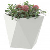 Donica Biały 30 x 30 x 30 cm Stal