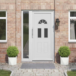 Donica 2 pcs Biały 30 x 30 x 30 cm Stal