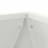 Donica 2 pcs Biały 30 x 30 x 30 cm Stal