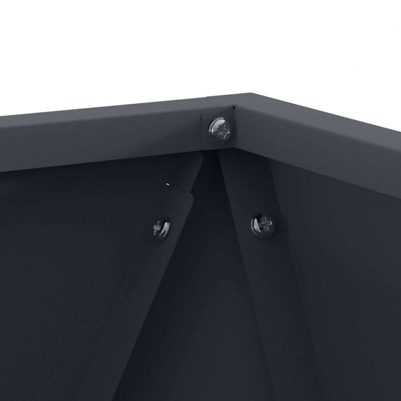 Donica Antracyt 30 x 30 x 30 cm Stal