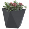 Donica 2 pcs Antracyt 30 x 30 x 30 cm Stal