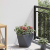 Donica 2 pcs Antracyt 30 x 30 x 30 cm Stal