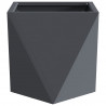 Donica 2 pcs Antracyt 30 x 30 x 30 cm Stal