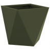 Donica Zielony oliwkowy 30 x 30 x 30 cm Stal