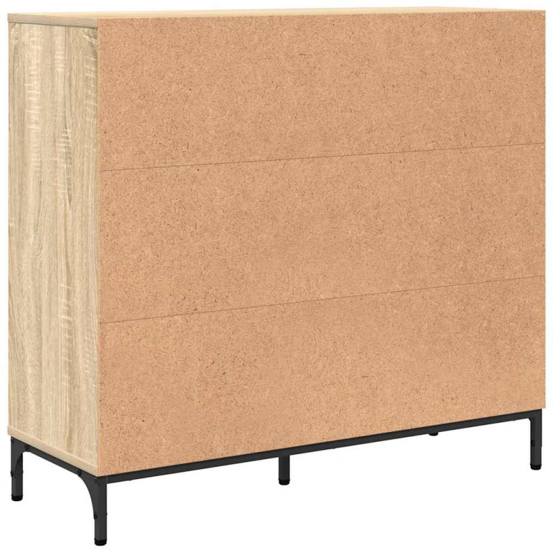 Bufet Dąb Sonoma 89,5 x 33 x 82 cm Materiał drewnopochodny