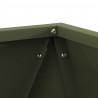 Donica 2 pcs Zielony oliwkowy 30 x 30 x 30 cm Stal