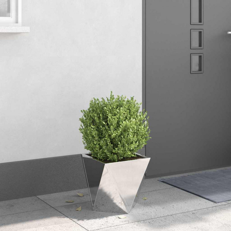 Donica Srebrny 30 x 30 x 30 cm Stal nierdzewna