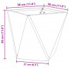 Donica 2 pcs Srebrny 30 x 30 x 30 cm Stal nierdzewna