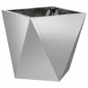 Donica Srebrny 30 x 30 x 30 cm Stal Galwanizowana