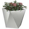 Donica Srebrny 30 x 30 x 30 cm Stal Galwanizowana