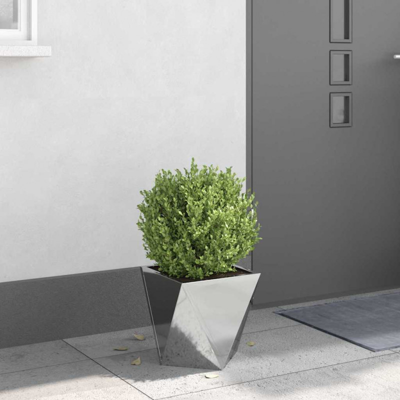 Donica Srebrny 30 x 30 x 30 cm Stal Galwanizowana