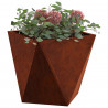 Donica 2 pcs Rdzawy 30 x 30 x 30 cm