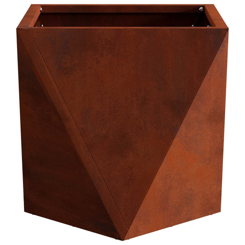 Donica 2 pcs Rdzawy 30 x 30 x 30 cm