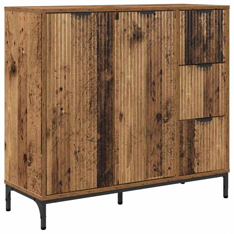 Bufet Stare drewno 89,5 x 33 x 82 cm Materiał drewnopochodny