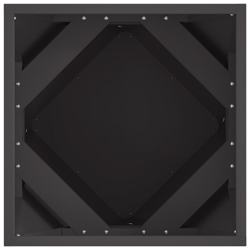 Donica Czarny 40 x 40 x 40 cm Stal