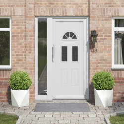 Donica 2 pcs Biały 40 x 40 x 40 cm Stal