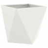 Donica 2 pcs Biały 40 x 40 x 40 cm Stal