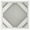 Donica 2 pcs Biały 40 x 40 x 40 cm Stal