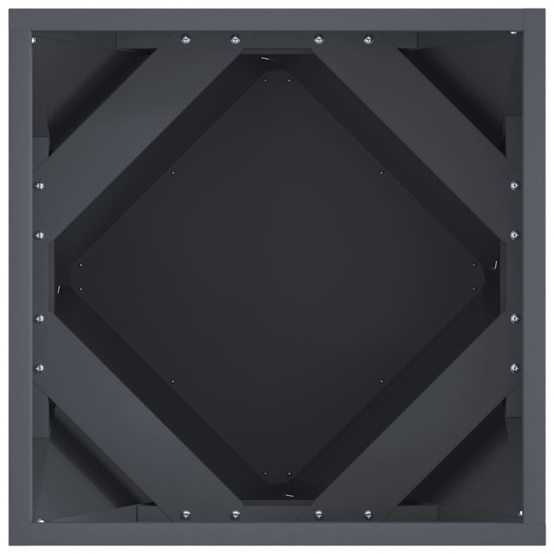 Donica Antracyt 40 x 40 x 40 cm Stal