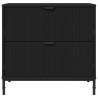 Stolik nocny Czarny 63.5 x 36 x 61 cm Materiał drewnopochodny