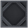 Donica 2 pcs Antracyt 40 x 40 x 40 cm Stal
