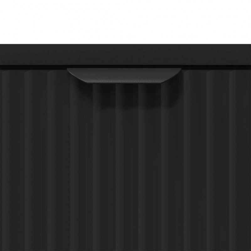 Stolik nocny Czarny 63.5 x 36 x 61 cm Materiał drewnopochodny