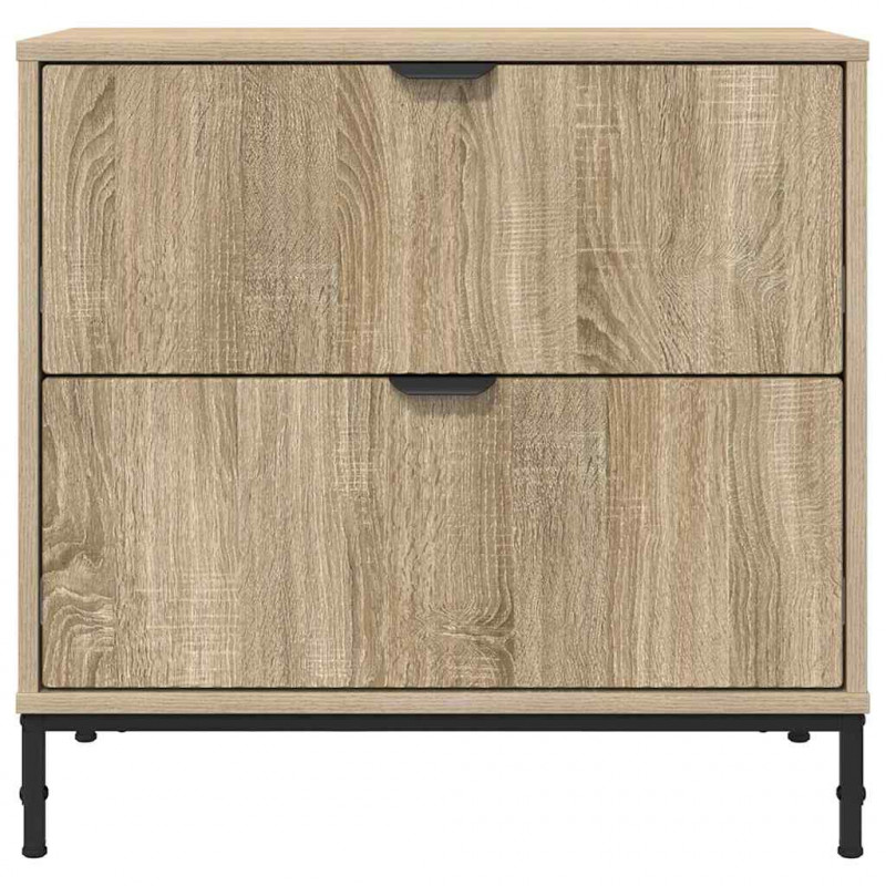 Stolik nocny z szufladą dąb sonoma 63.5 x 36 x 61 cm