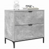 Stolik nocny z szufladą Betonowy szary 63.5 x 36 x 61 cm