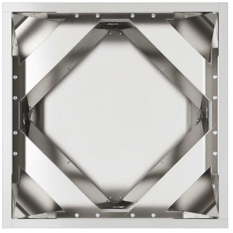 Donica Srebrny 40 x 40 x 40 cm Stal nierdzewna