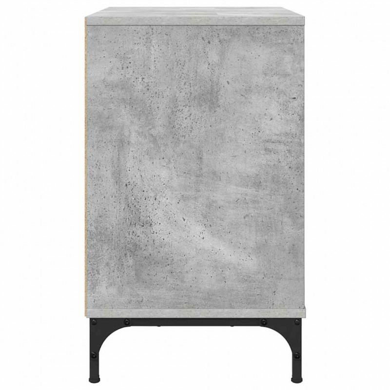 Stolik nocny z szufladą Betonowy szary 63.5 x 36 x 61 cm