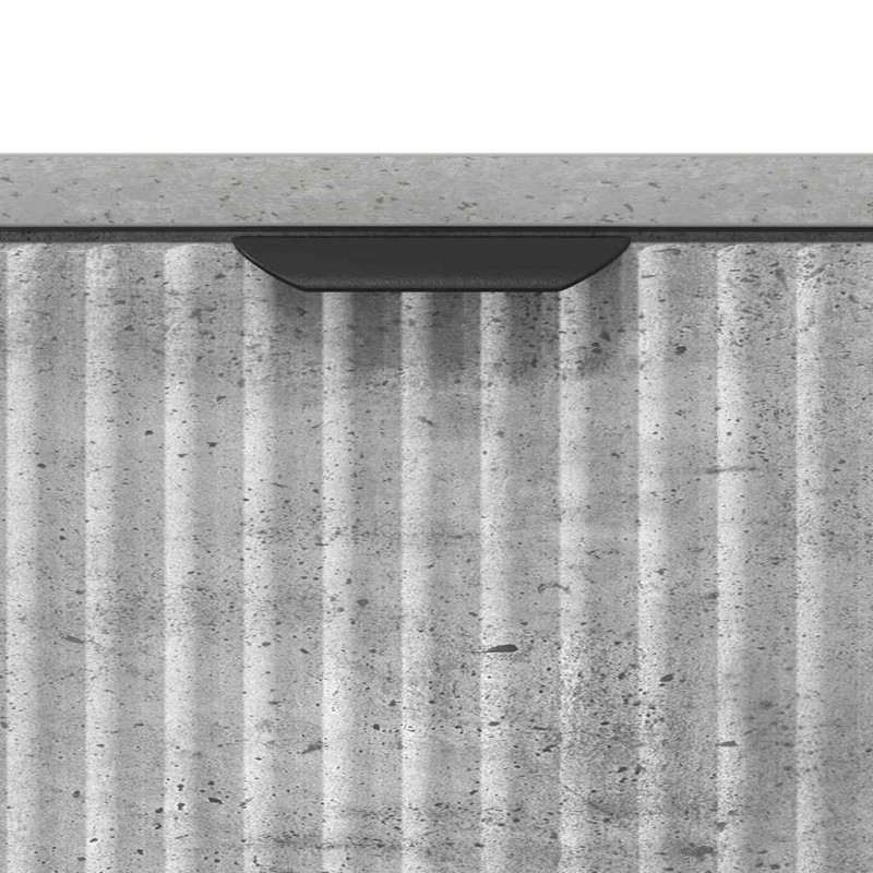 Stolik nocny z szufladą Betonowy szary 63.5 x 36 x 61 cm