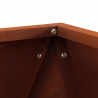 Donica 2 pcs Rdzawy 40 x 40 x 40 cm