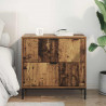 Stolik nocny z szufladą Stare drewno 63.5 x 36 x 61 cm